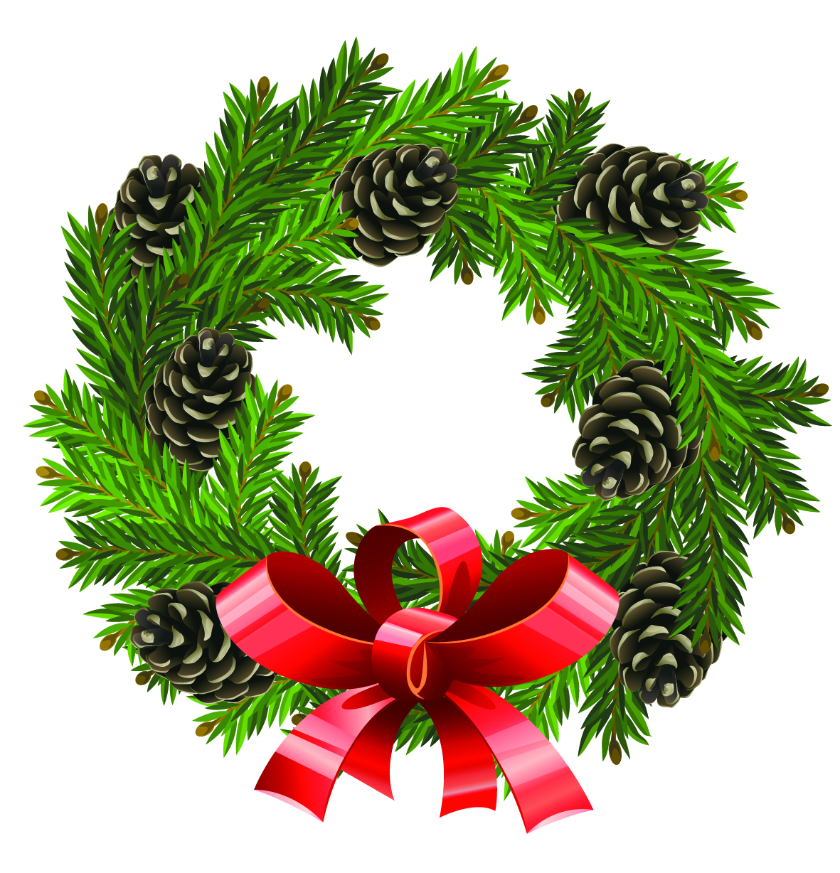 Free Christmas Wreaths Clipart, Download Free Clip Art, Free.