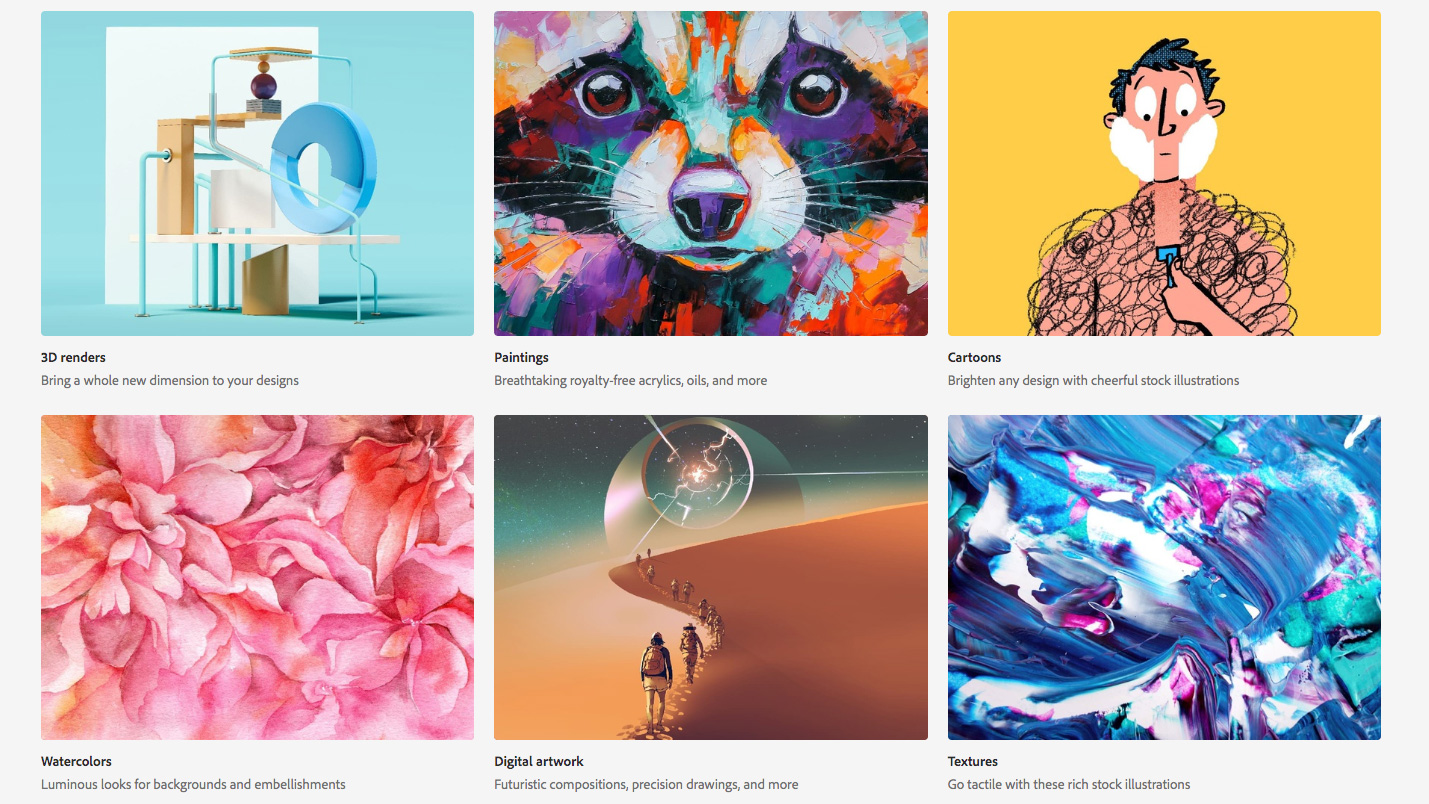 The best stock art websites.