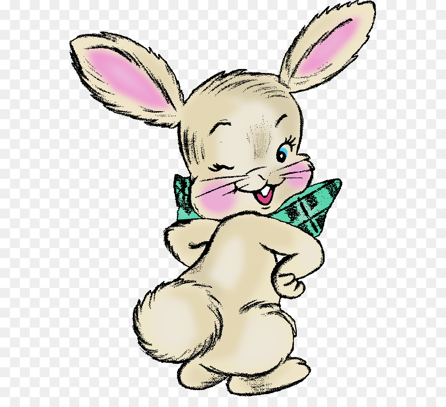 Easter Bunny Background clipart.