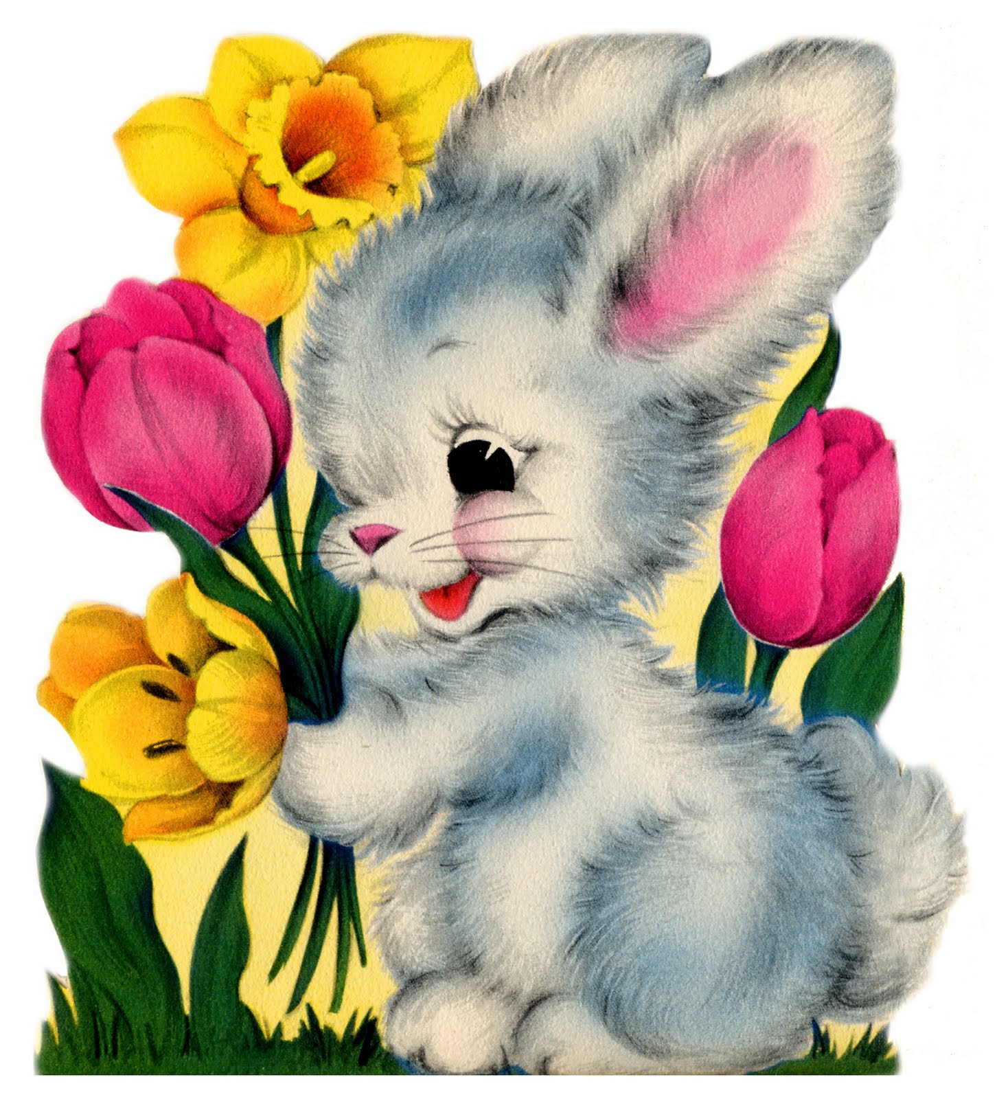vintage-easter-bunny-holding-flowers-clipart-20-free-cliparts-download-images-on-clipground-2022