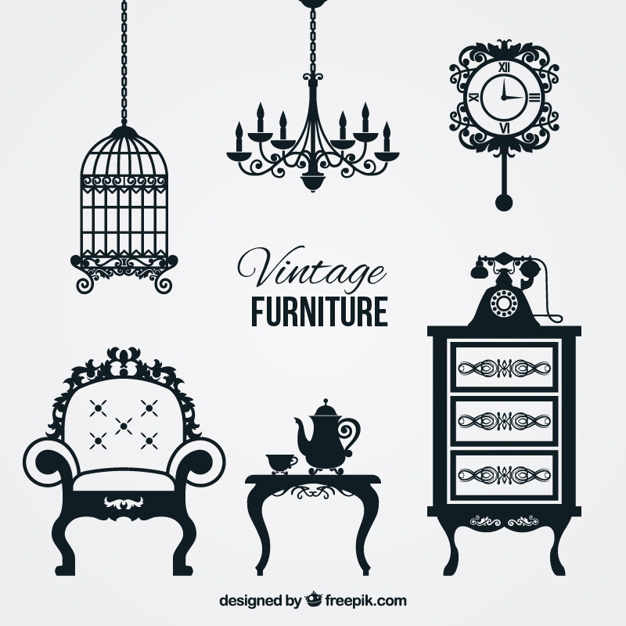 Furniture Silhouette Vectors, Photos and PSD files.