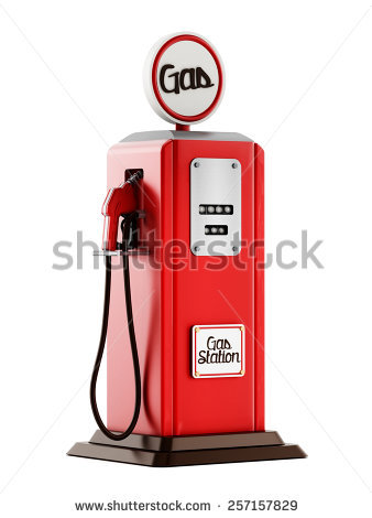 Antique Gas Pump Stock Images, Royalty.