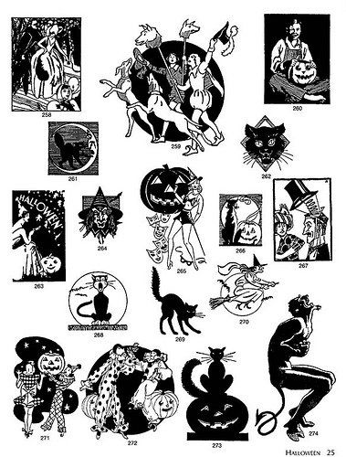 Vintage halloween clipart 3 » Clipart Station.