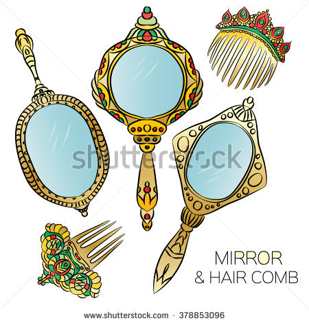 Hand Mirror Stock Images, Royalty.