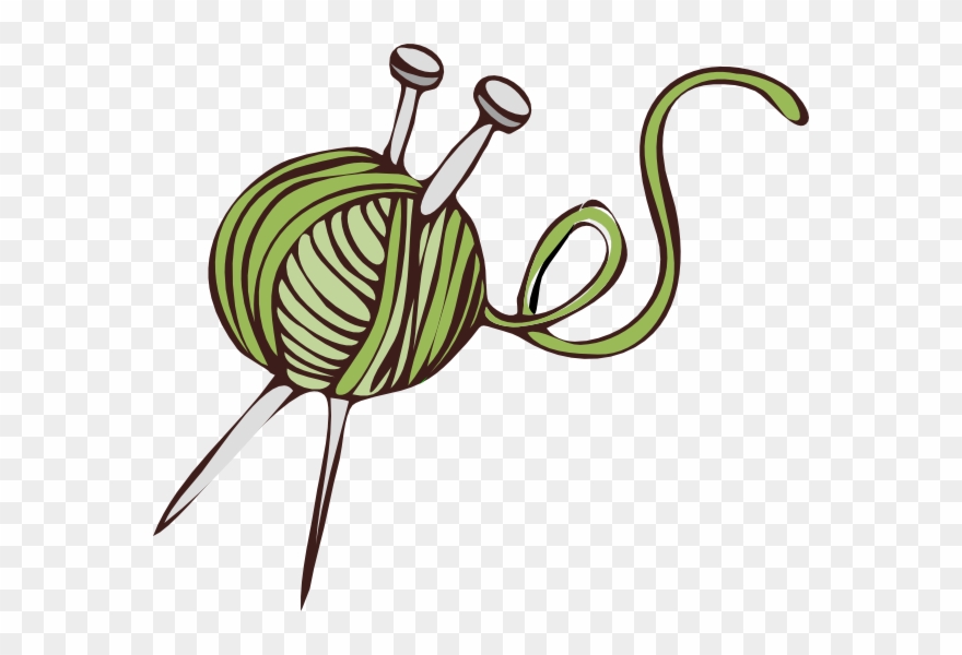 Knit Clipart Green Knitting.
