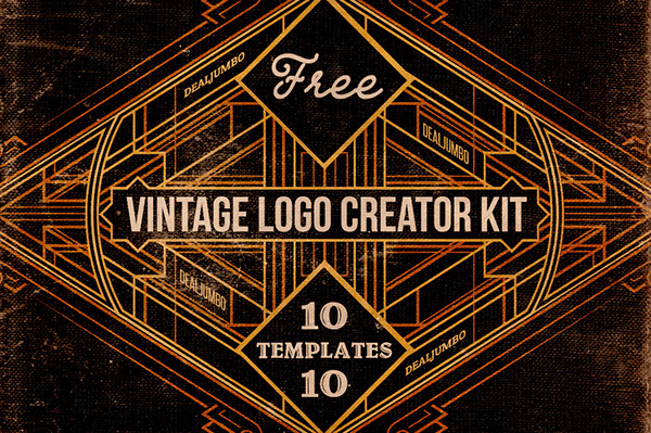 Free Vintage Logo Creator Kit on Behance.