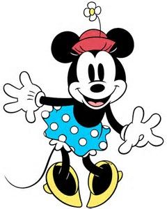Image result for vintage minnie mouse clipart.