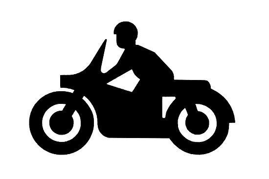 Vintage Motorcycle Clipart Black And White.