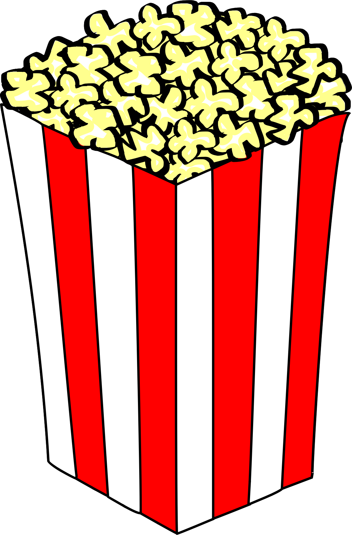 1836 Popcorn free clipart.