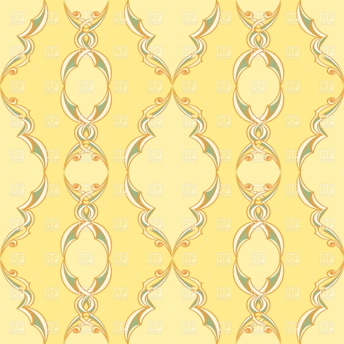 Free download Vintage wallpaper pattern Vector Image of.