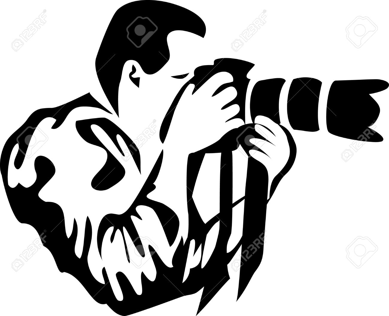1402 Photographer free clipart.