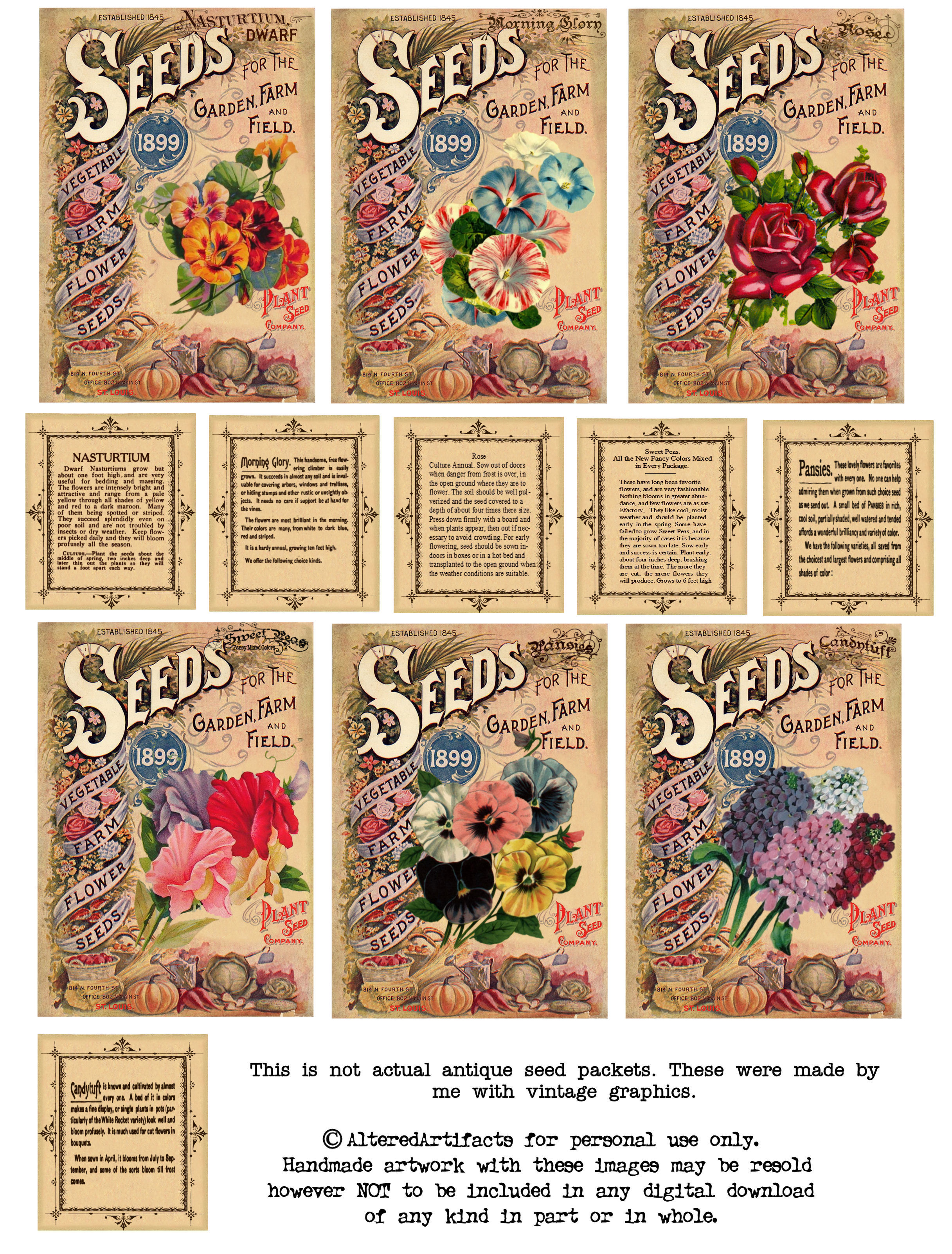 Vintage Seed Packet Clipart 20 Free Cliparts Download Images On 