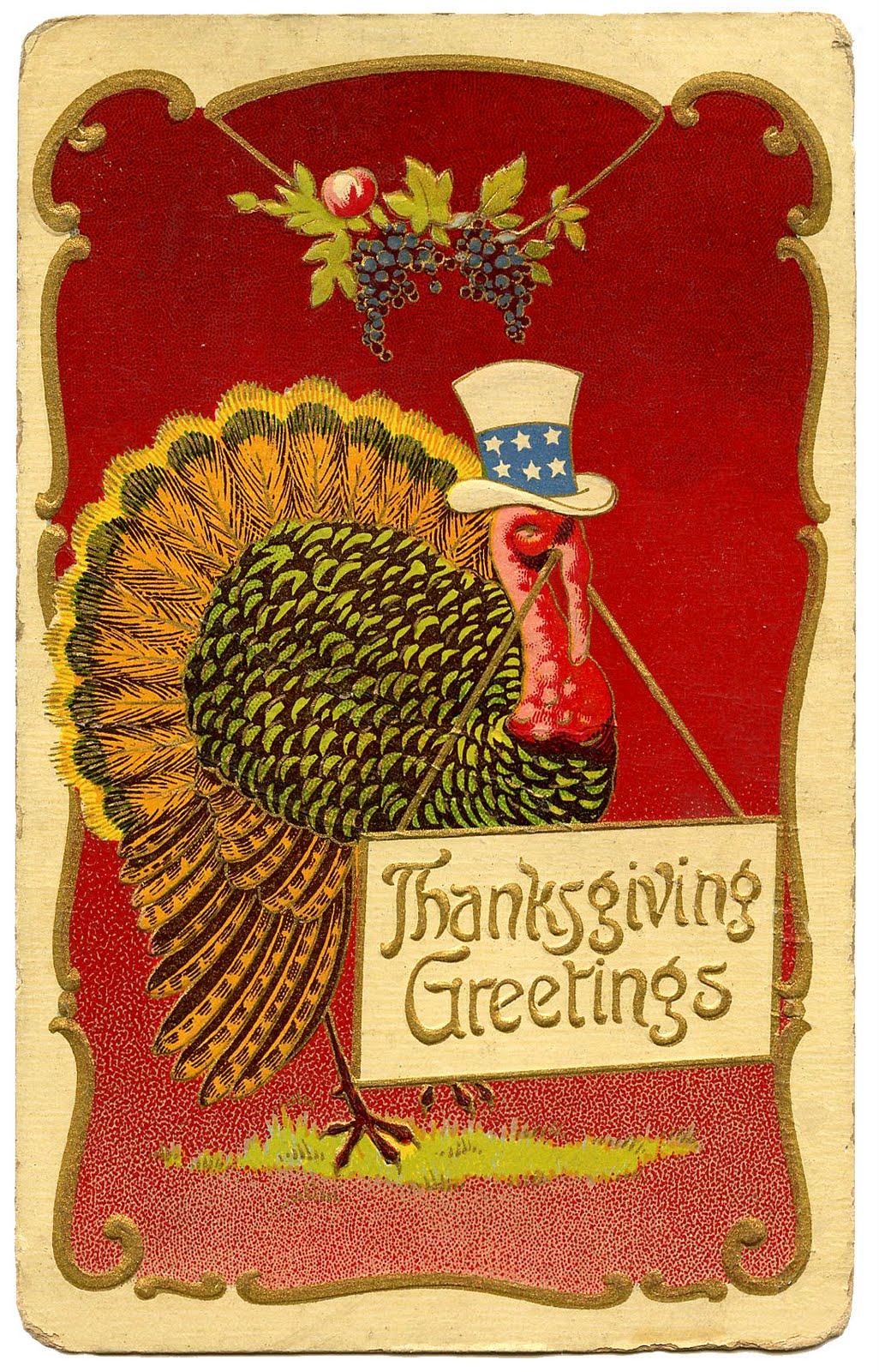 Vintage Thanksgiving Clip Art.
