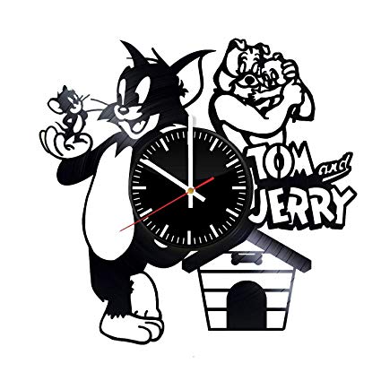 Amazon.com: Tom and Jerry Vinyl Record Wall Clock.