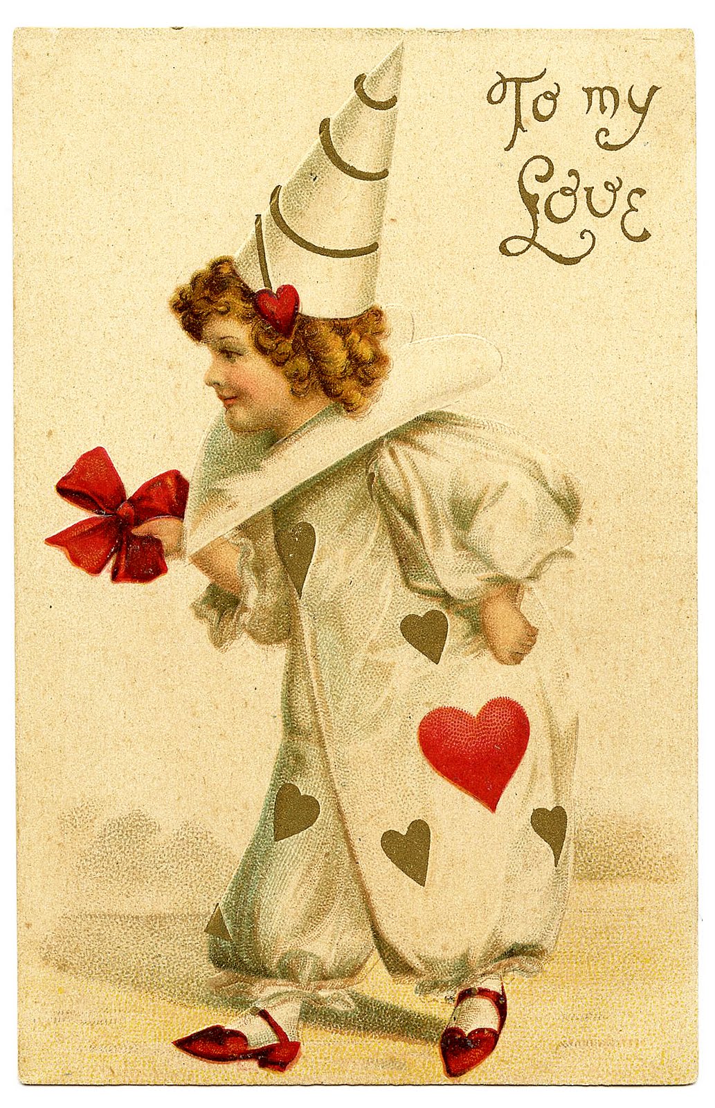 Vintage Valentine\'s Day Clip Art.