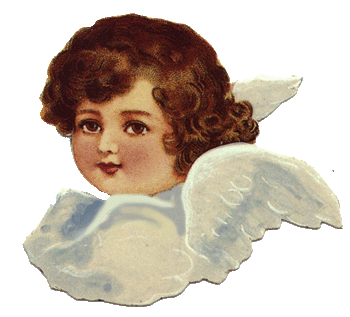 Victorian Angel Clipart.