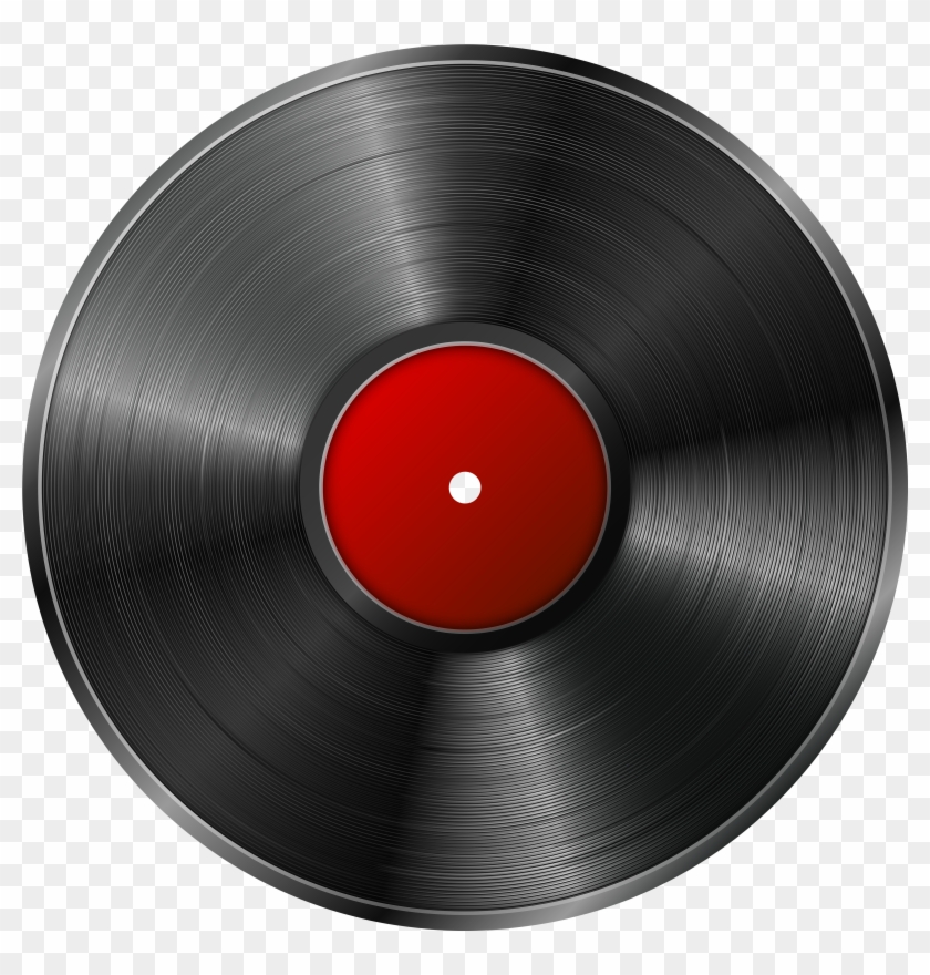 Gramophone Vinyl Lp Record Png Transparent Clip Art.