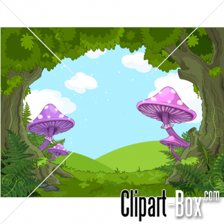 CLIPART FANTASY FOREST.