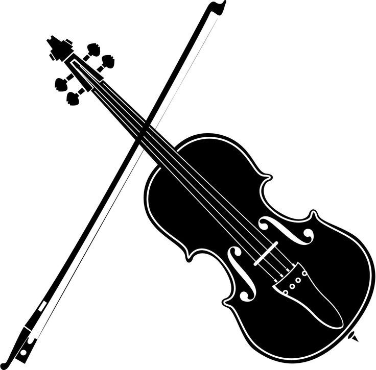Violin clip art 2.