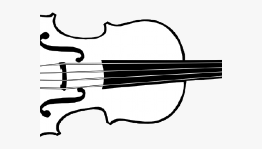 Violin Clipart Outline.