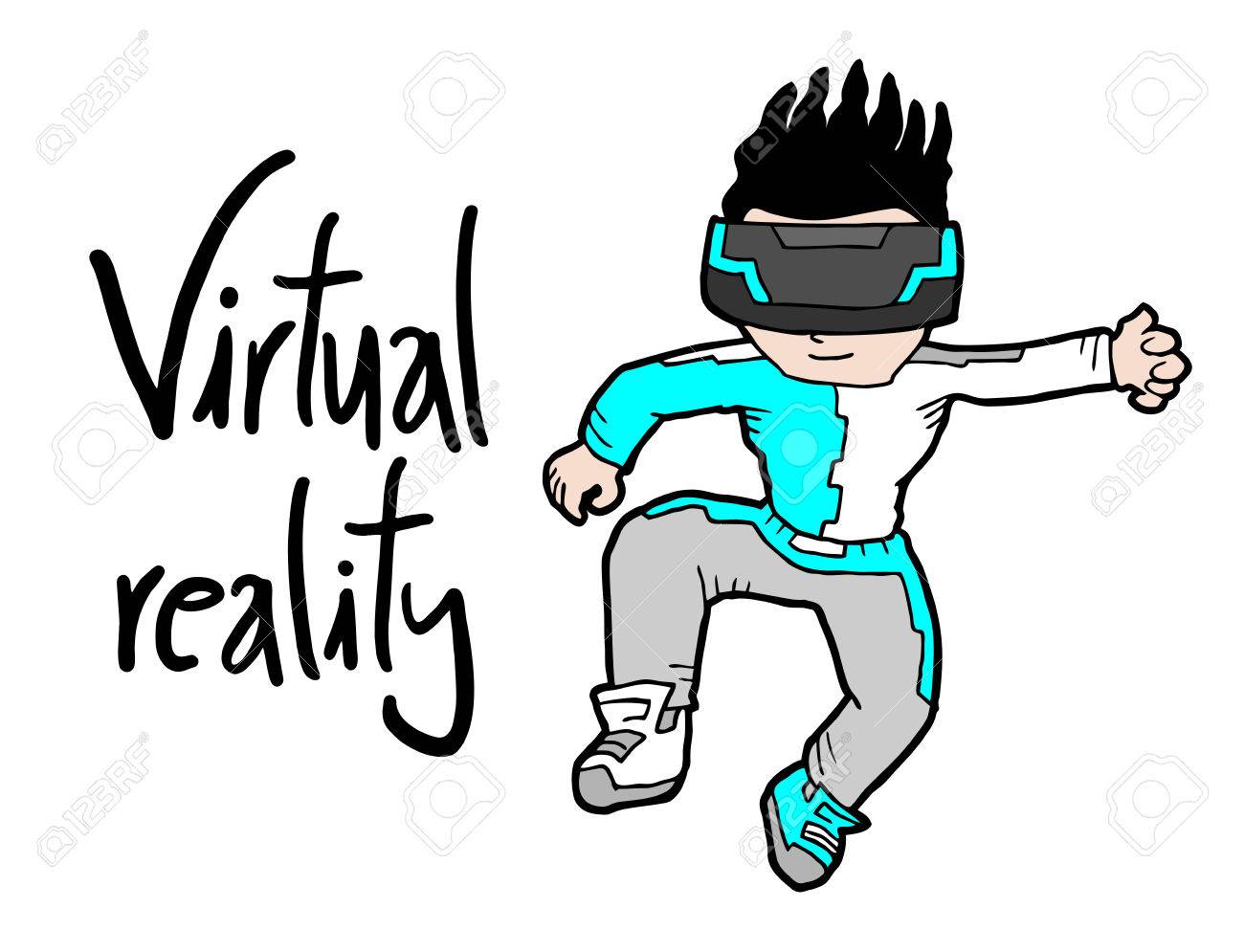 Virtual reality kid » Clipart Station.