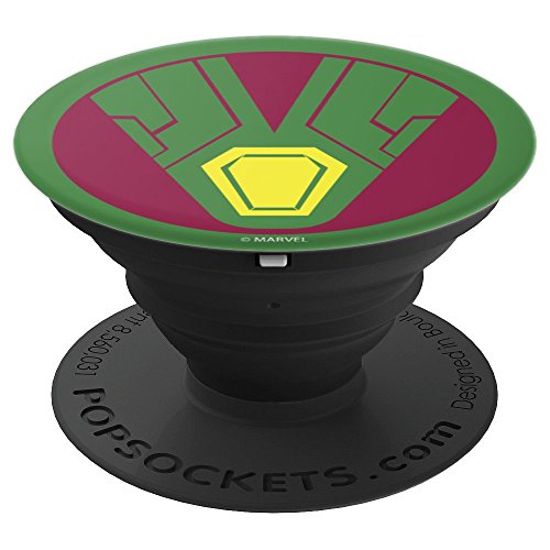 Marvel Vision Classic Logo PopSockets Grip and Stand for Phones and Tablets.