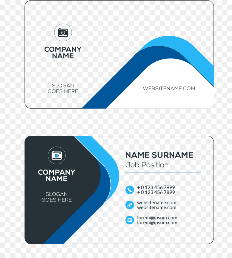 Business Card Design png download.