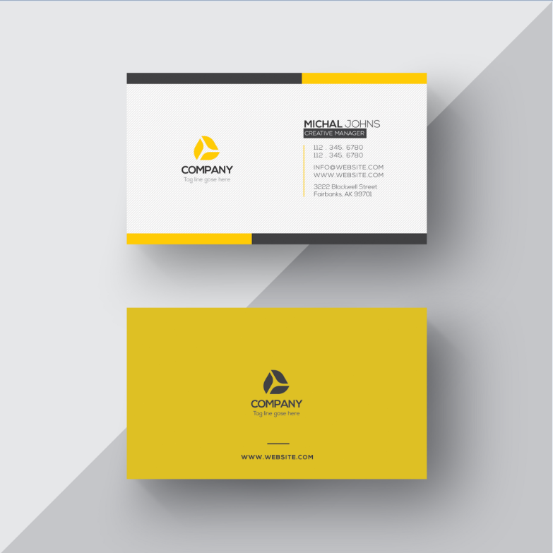 Free Business Visiting Card Design Template Download.