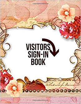 Visitors Sign.