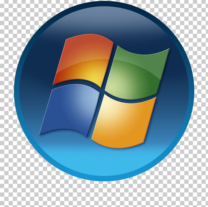 Windows 7 Logo Windows Vista PNG, Clipart, Circle, Computer.