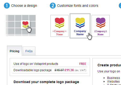 Vistaprint free logo design trick or treat?.