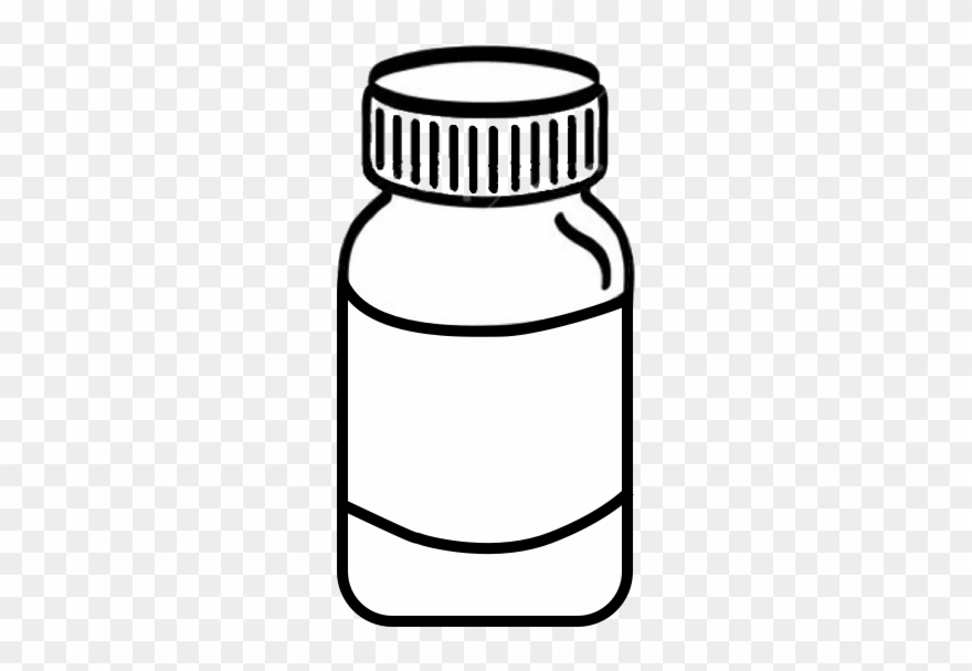 Png Black And White Download Pill Clipart Vitamin.