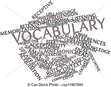 Vocabulary Clipart.