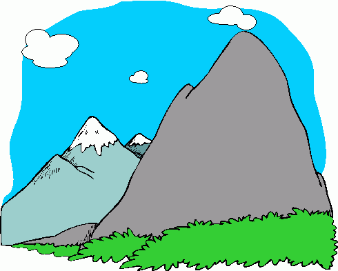 Mountain Peak Clip Art.