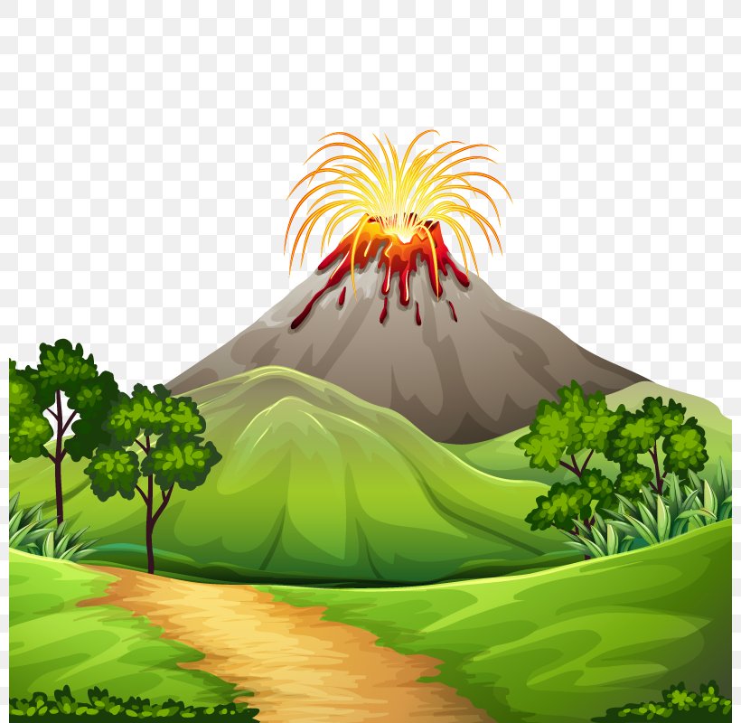 Volcano Lava Stock Photography Clip Art, PNG, 800x800px.