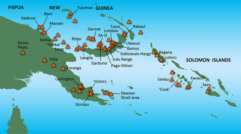 Fire Mountains of the Islands.