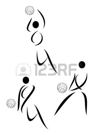16,640 Volleyball Stock Vector Illustration And Royalty Free.