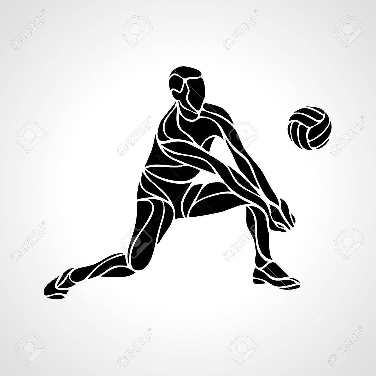 volleyball dig clipart 10 free Cliparts | Download images on Clipground ...