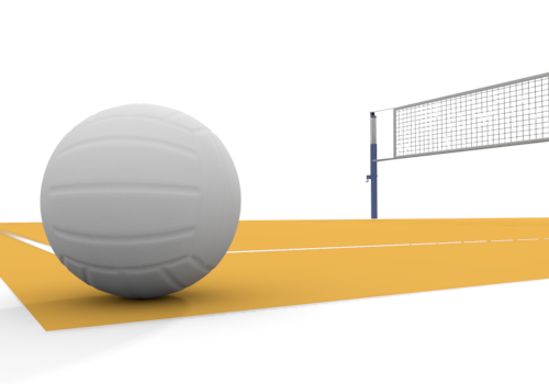 Volleyball Court Clipart.