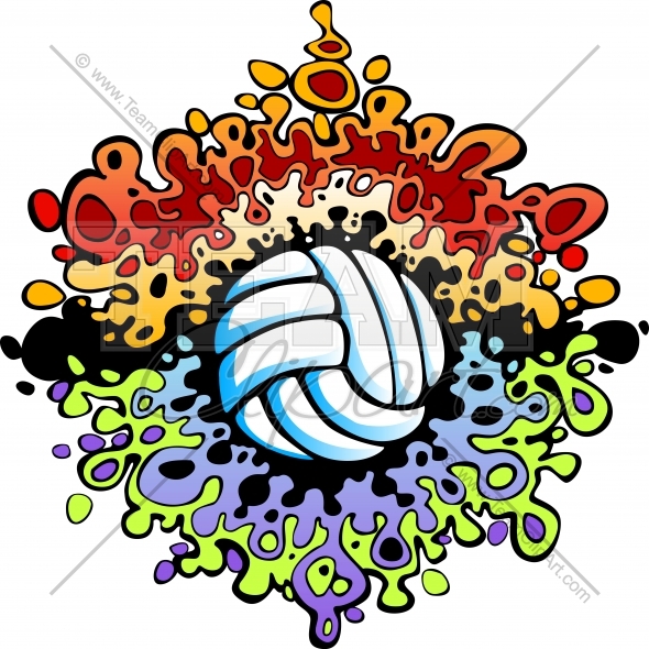 Volleyball fun clipart - Clipground