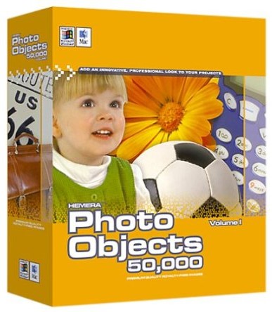 Hemera Photo Objects 50,000 Volume 1 Clipart Win/Mac DVD.