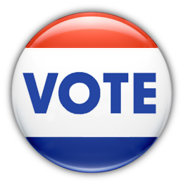 Election clipart vote button, Election vote button.