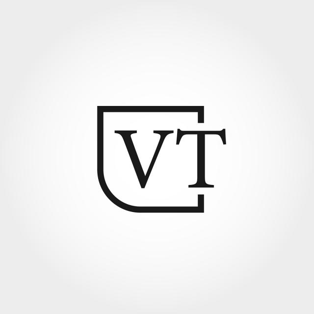 Initial Letter Vt Logo Template Design Template for Free Download on.