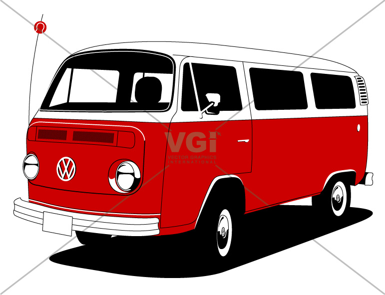 VW Bus Clip Art N2 free image.
