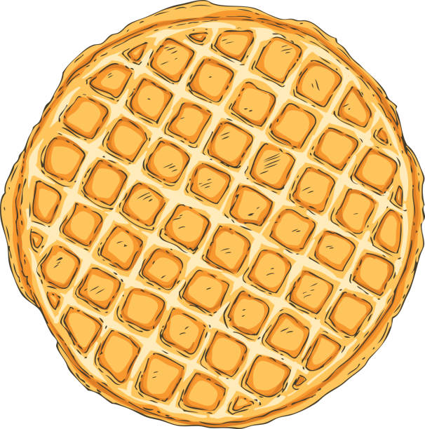 Cartoon Waffle Clip Art