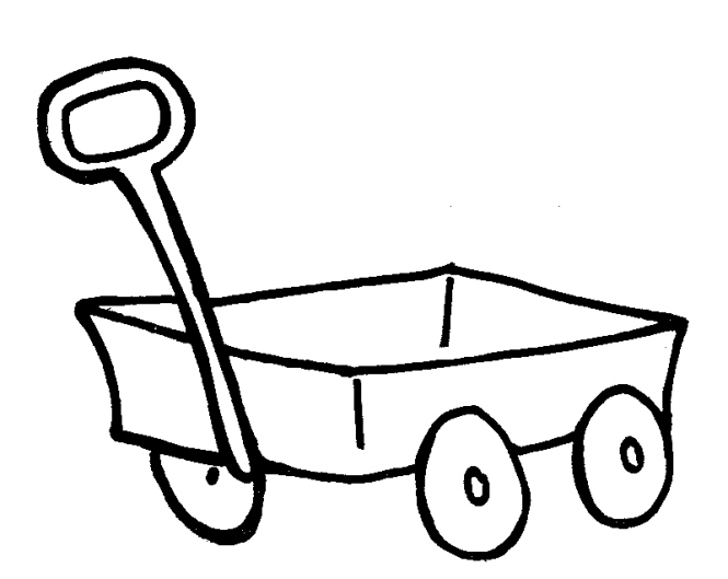 Wagon Clipart Black And White & Free Clip Art Images #10365.