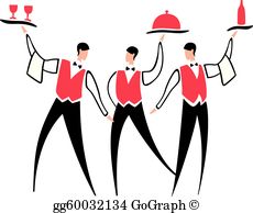 Waiter Clip Art.