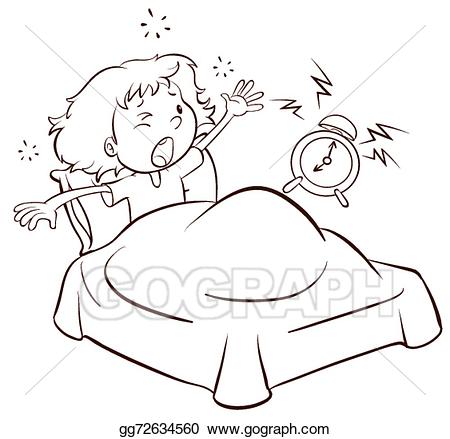 Wake up clipart black and white 5 » Clipart Station.