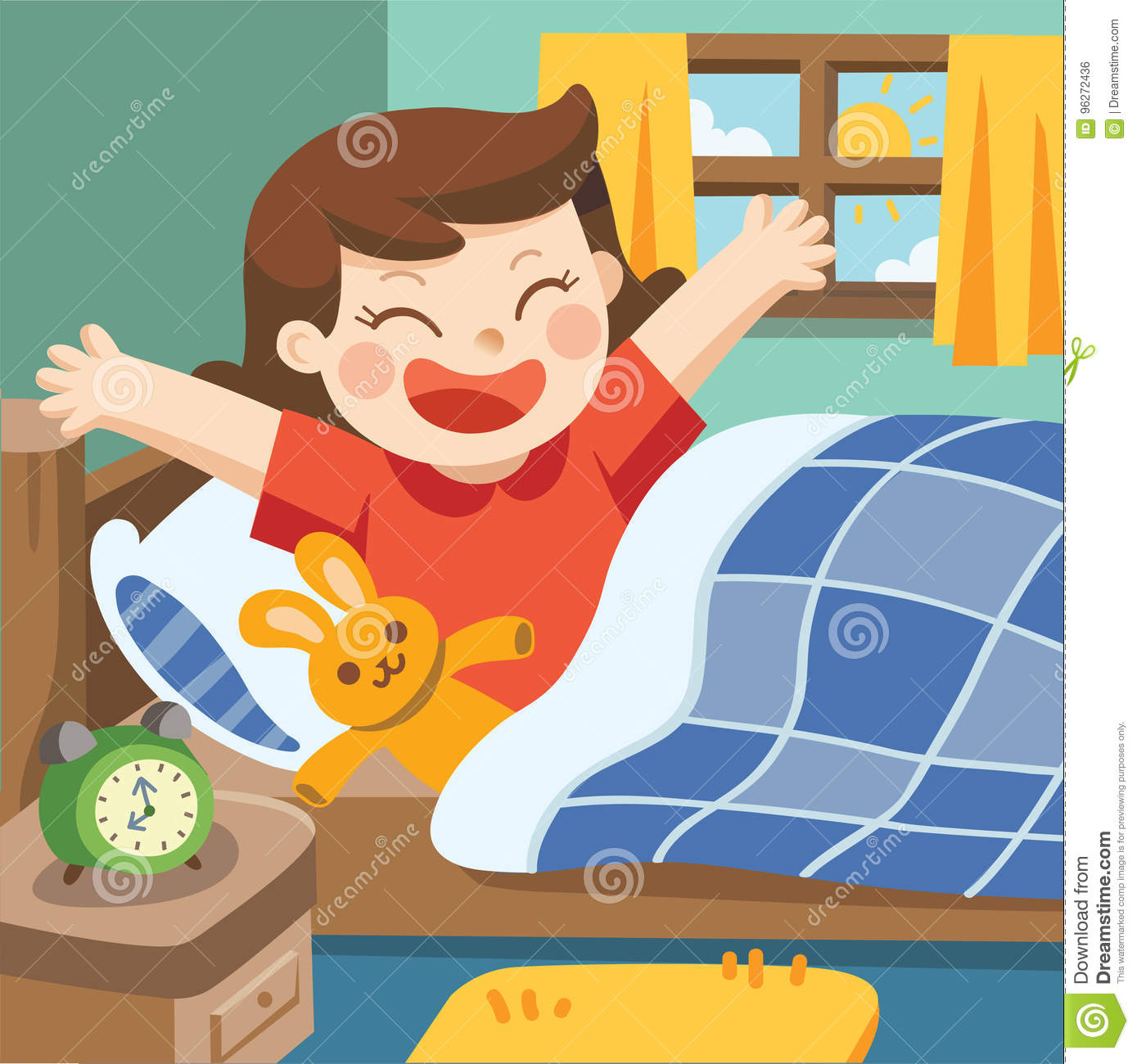 Wake Up Early In The Morning Clipart.