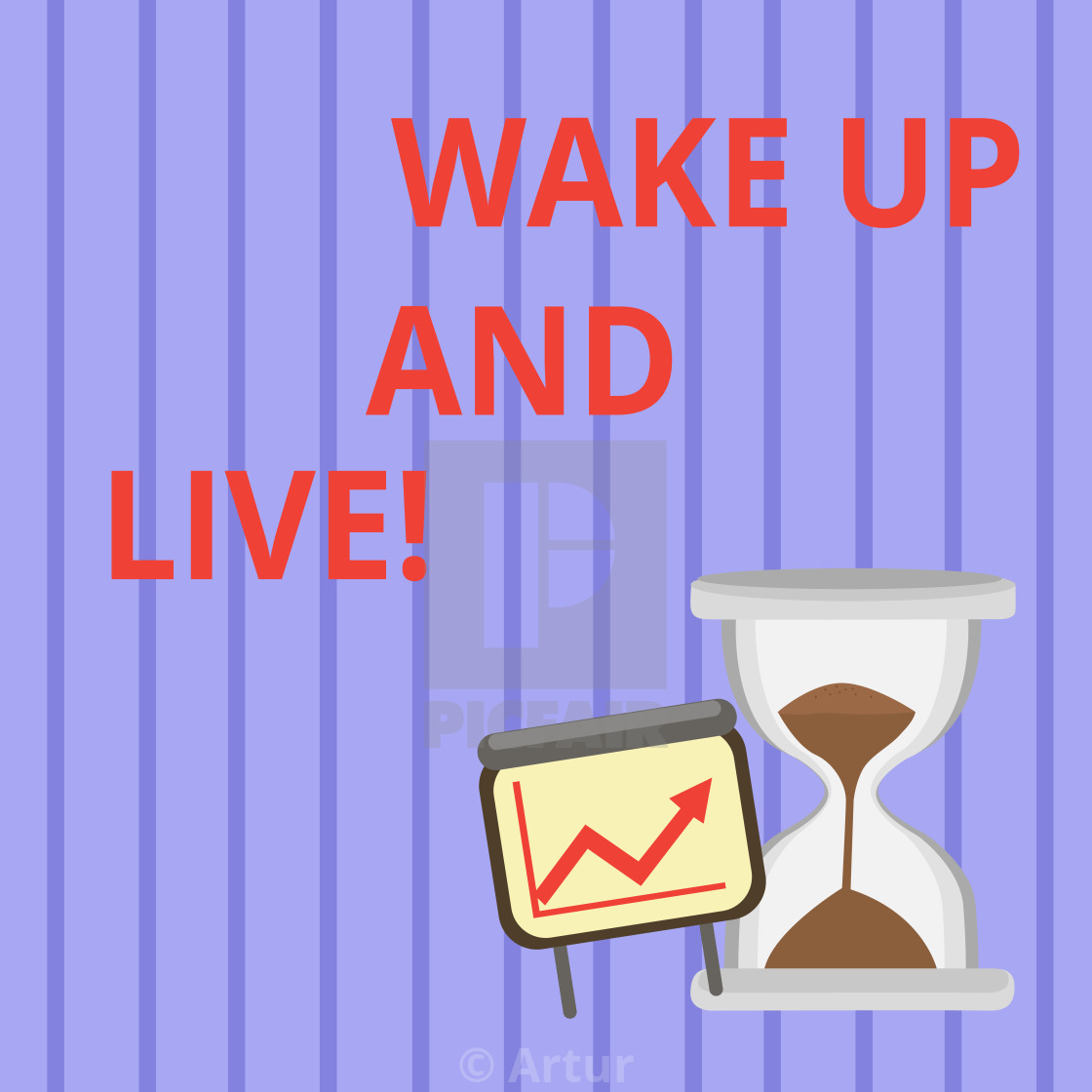 Word writing text Wake Up And Live. Business concept for.